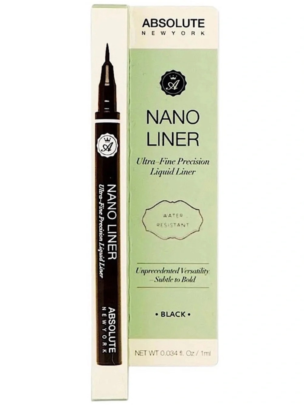 Absolute New York Black Nano Liner Ultra Fine Precision Liquid Liner